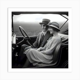 Dating Automotive Style-1928 ~Reimagined 14 Art Print