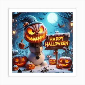 Happy Halloween 1 Art Print