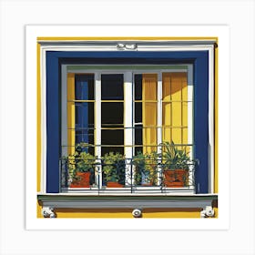 Window In Paris Art Print