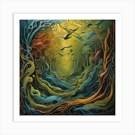 Ethereal Forest Art Print