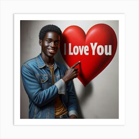 I Love You Art Print