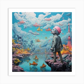 'The Fisherman' Art Print