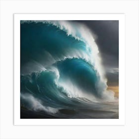 Ocean Wave 2 Art Print