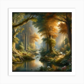 Forest 14 Art Print