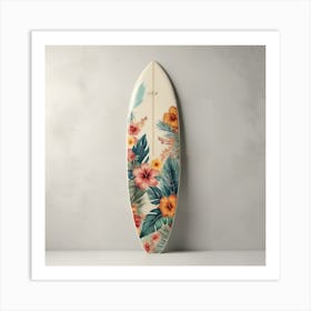 Surfboard 01640 Art Print