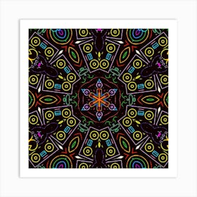 Abstract Mandala 1 Póster