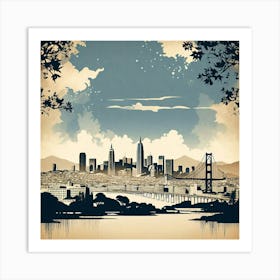 San Francisco Skyline 3 Art Print