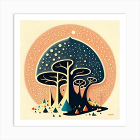 Tree In The Forest Art Print