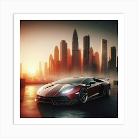 Lamborghini 322 Affiche