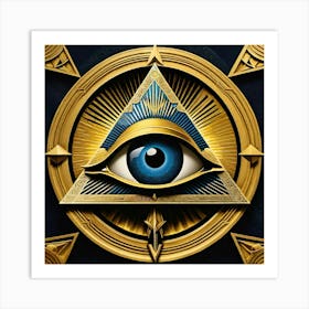 All Seeing Eye 2 Art Print