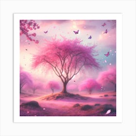 Dogwood Meadow 1 Art Print