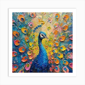 Peacock 12 Art Print