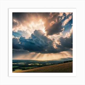 Cloudy Sky 27 Art Print