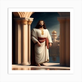 Jesus In The Temple Art Print