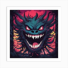 Monster teeth Art Print