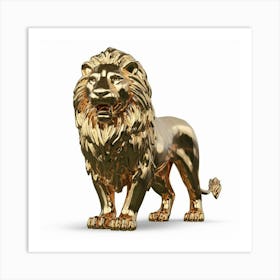 Gold Lion Art Print