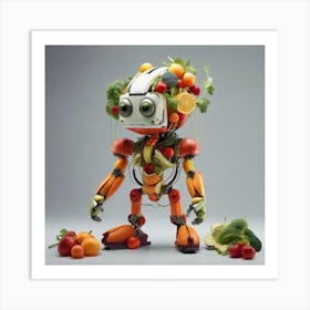 Robot of Veggies 1 Art Print