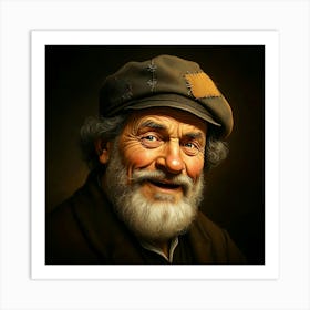 Old Man With Beard Art Print