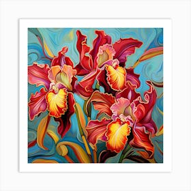 Iris Painting Art Print