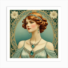 Edwardian Woman 2 Art Print