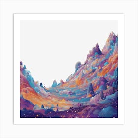 Abstract Landscape Art Print