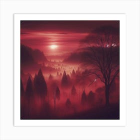 Misty Forest 2 Art Print