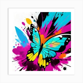 Colorful Butterfly 75 Art Print