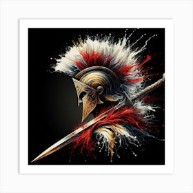 Sparta Warrior Art Print