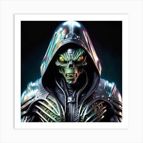 Alien Skull Art Print