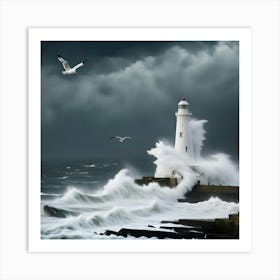 Stormy Seas Art Print