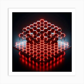 Hexagons Art Print