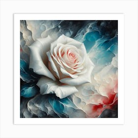 White Rose Art Print