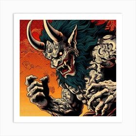 Oni S Wrath 9 Art Print