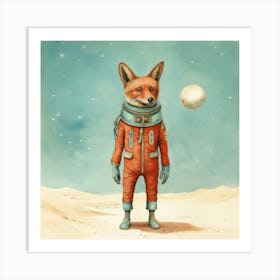 Fox In Space Poster