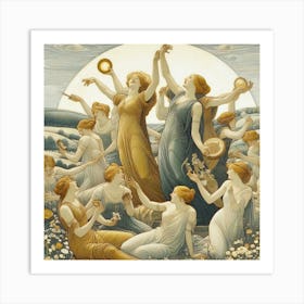 Aphrodite'S Dance Art Print