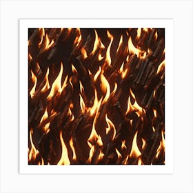 Fire Flames 2 Art Print