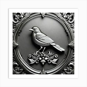 Bird In A Frame Art Print