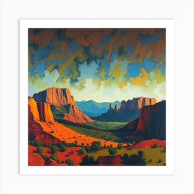 Sedona Sunset Art Print