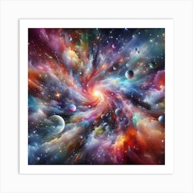 Cosmic Bling Art Print