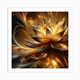 Lotus Flower 127 Art Print