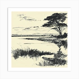 Lone Tree Art Print