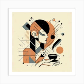 Coffee Girl Art Print