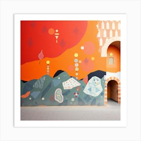 Egyptian Mural Art Print