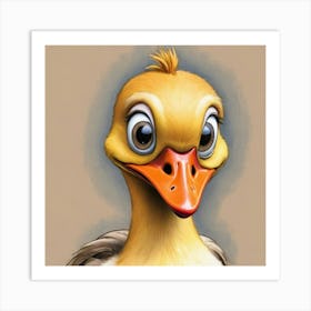 Duck Painting 3 Art Print