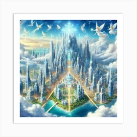 Fairy City Art Print