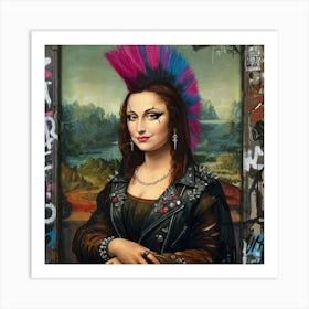 Mona Lisa Punk Art Revolution: Mona 2.0 Poster