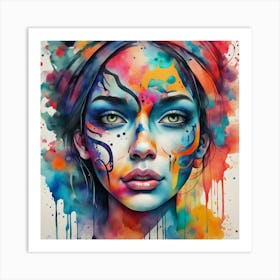 Portrait Of A Woman 51 Art Print