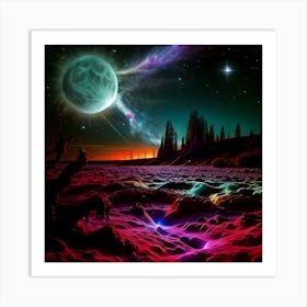 Psychedelic Painting Art Print