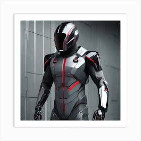 Futuristic Suit 20 Art Print