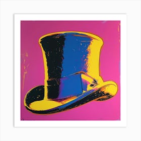 Top Hat Pop Art 4 Art Print